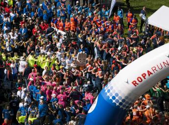 Bild från stafettloppet Roparun 2025.