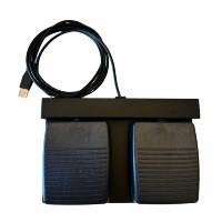 dubbel fotpedal för kommunikationscentral