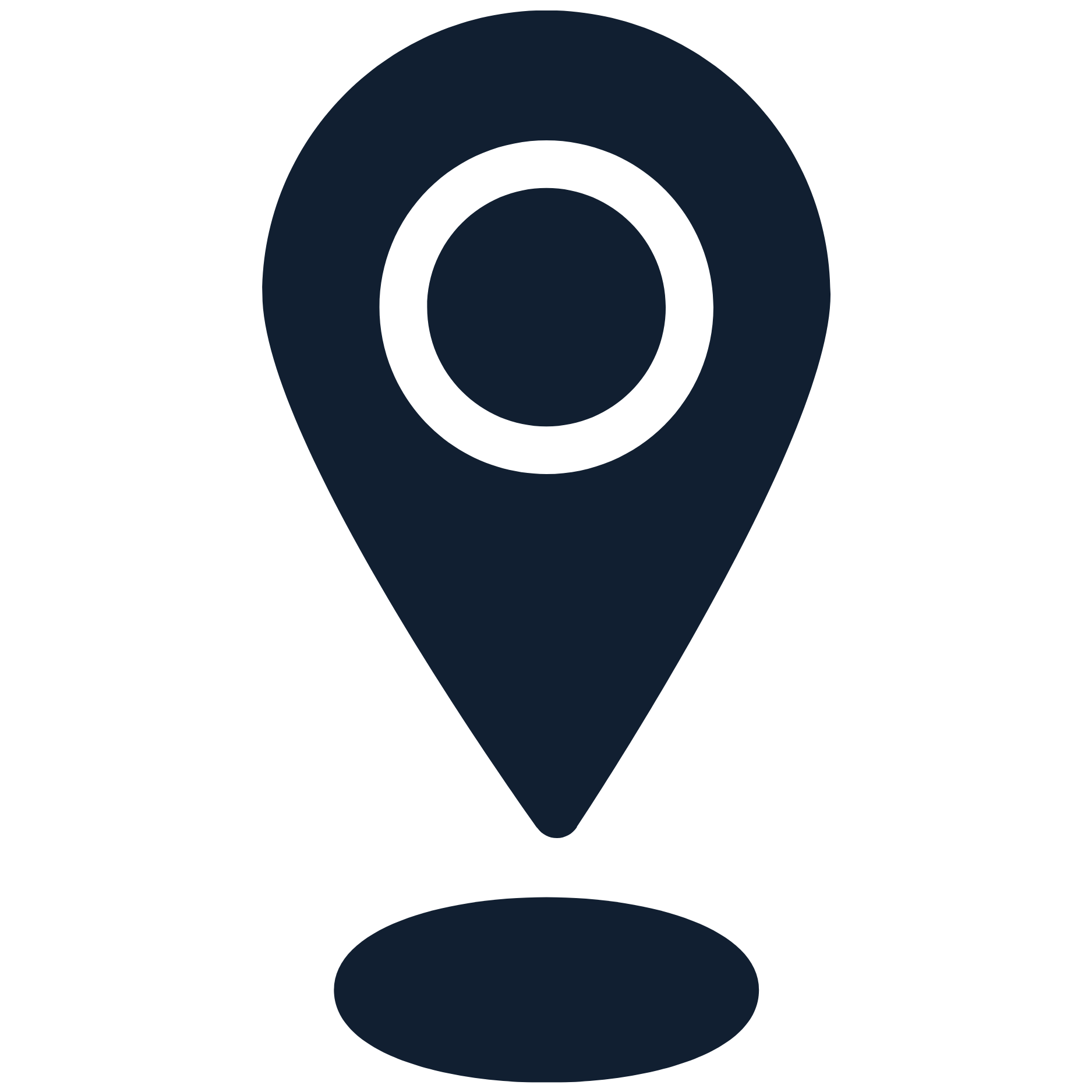 Platsikon för GroupTalk-användare, som representerar GPS-spårning i realtid och geolokalisering.